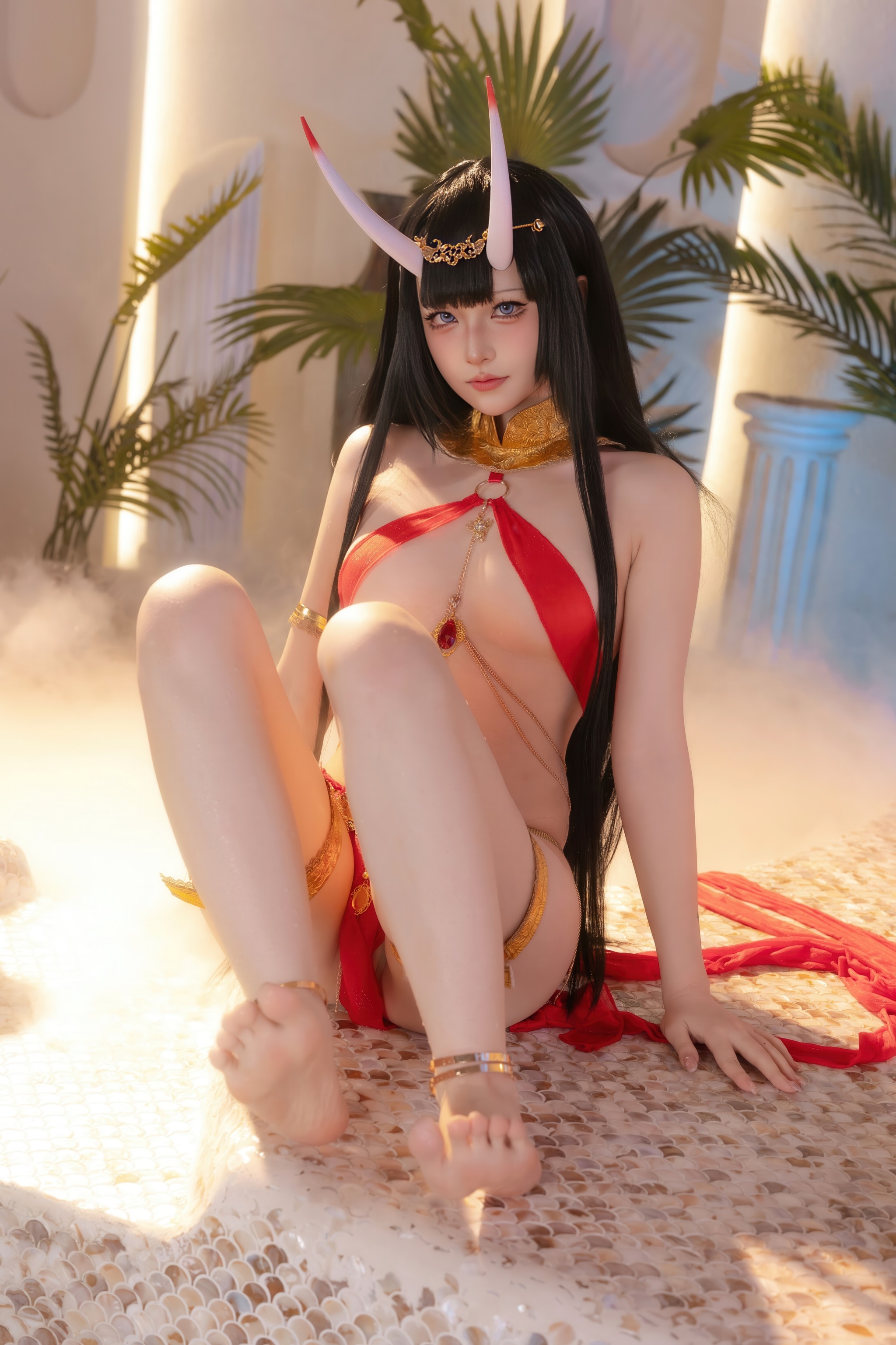 屿鱼 - NO.076 赤纱浴影[80P]-XikXak